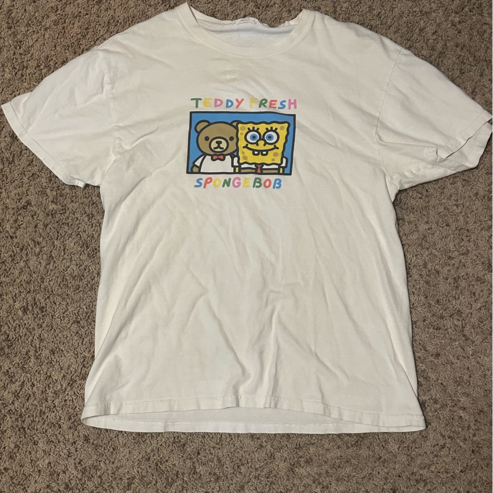 Large Teddy Fresh x Spongebob Tee